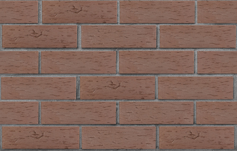 Клинкер фасадный коричневый Мюнхен береста