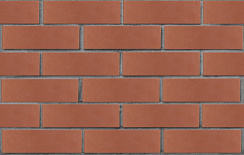 Кирпич лицевой пустотелый тёмно-красный гладкий