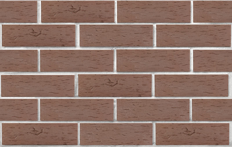 Клинкер фасадный коричневый Мюнхен береста