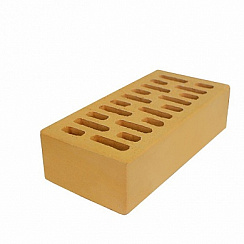 Кирпич облицовочный "Светлый" пустотелый одинарный