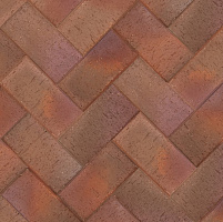 Брусчатка тёмно-красная флэш "Милан" бордо классик 0,51 NF